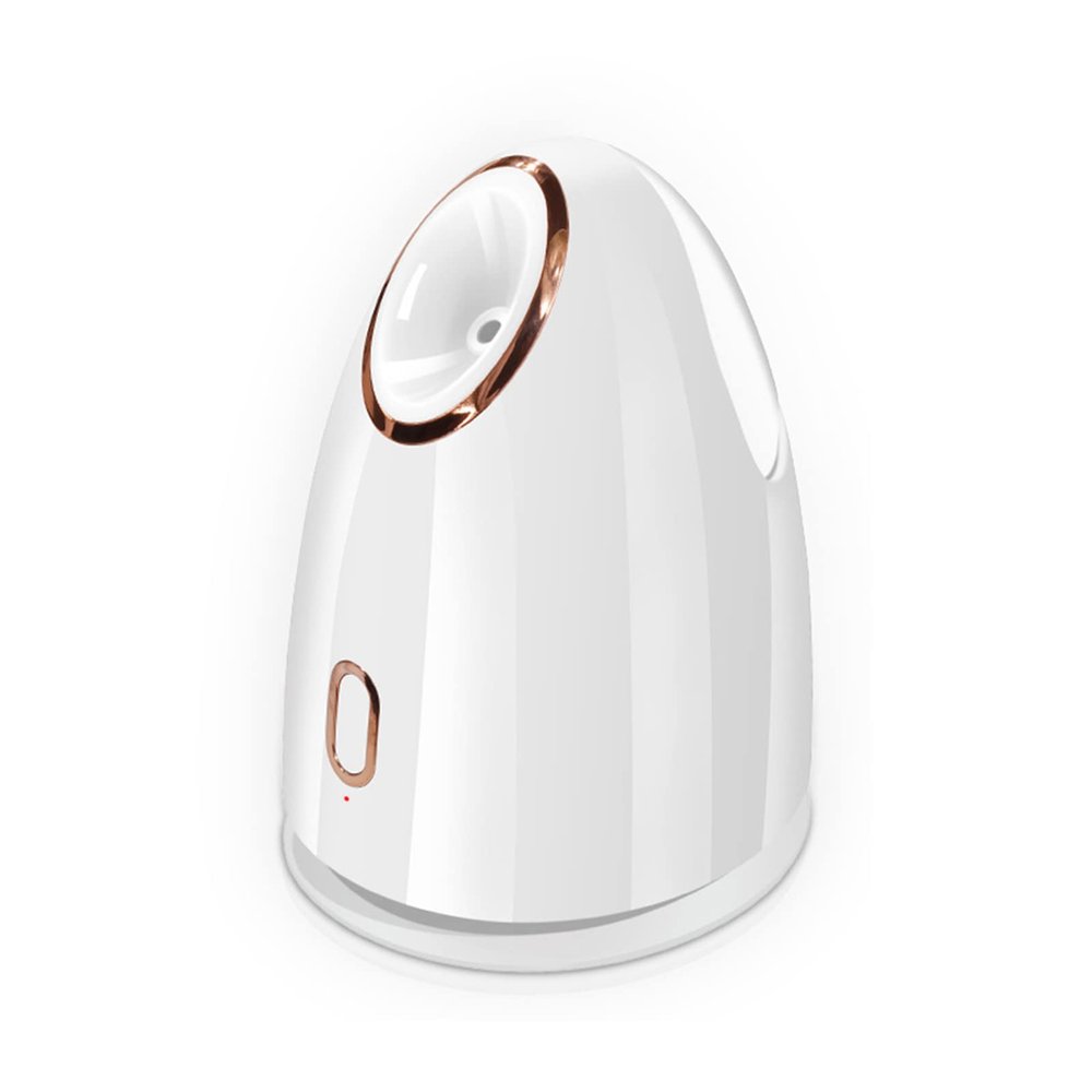 CIKO Portable Nano Ionic Facial Steamer Warm Mist Face Cleaner Home Skin Spa Steamers for Sinuses Acne Pores Cleanse Blackhead Remover Kit Mask Brush.