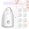 CIKO Portable Nano Ionic Facial Steamer Warm Mist Face Cleaner Home Skin Spa Steamers for Sinuses Acne Pores Cleanse Blackhead Remover Kit Mask Brush. view 3