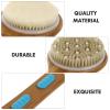 1 Pc Bamboo Long Handle Brush Massage Back Brush Bathing Massage Shower Bamboo Tender Long-Handled Bath Bathing Rubbing Tool view 4