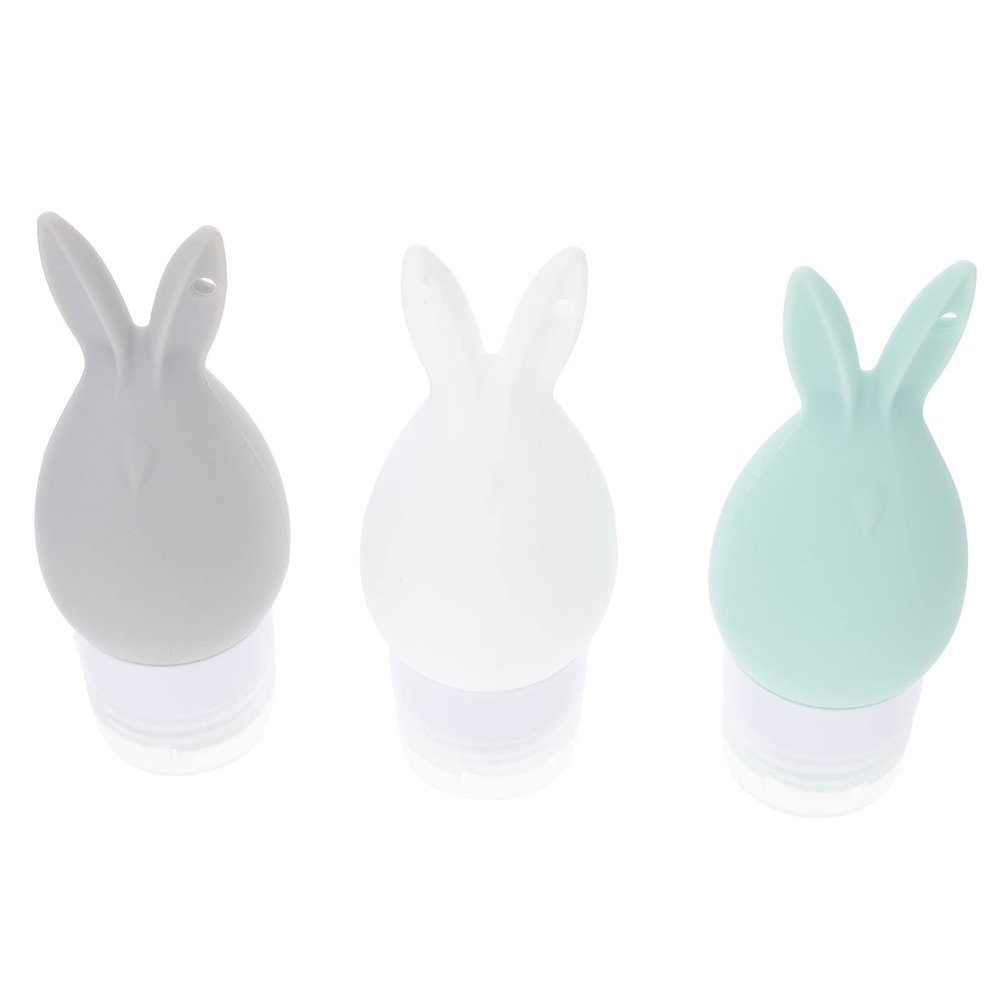 3pcs Silica Gel Bottle Liquid Dispenser Travel Toiletries Silicone Travel Containers Small Containers Travel Lotion Container Bottles Travel Storage Bottle Silicone Bottle Filling