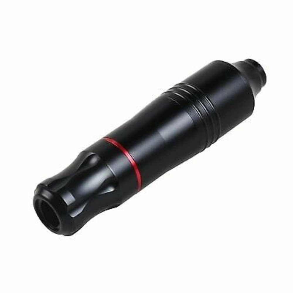 Pirate Face Tattoo Professional Aluminum Alloy Tattoo Machine Rotary Pen - Black