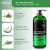 Tea Tree Shampoo and Conditioner Set 2x16oz - Dandruff Shampoo and Conditioner for Oily Hair, Dry Scalp - Natural Shampoo and Conditioner Set, Men & Women view 3