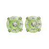 STUDEX STAINLESS STEEL 5MM CUBIC ZIRCONIA NEON GREEN view 4