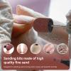 50Pcs Nail Drill Bits Sanding Bands, Professional Nail File Grinding Bands, 120# Grit Nail Art Sanding Cap with Sanding Shaft for Acrylic Nails Gel Manicures Pedicures Tools view 3