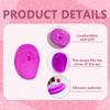 3 Pairs 5x7.5CM/2x2.95 Inch Reusable Hairdressing Silicone Ear Covers Hair Dye Shield Protector Salon Hair Styling Tool DIY Accessories (Color Random) view 3