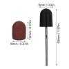 50Pcs Nail Drill Bits Sanding Bands, Professional Nail Polish Tool Kit, 180# Grit Nail Sanding Cap with 2pcs Sanding Shaft for Acrylic Nails Gel Manicures Pedicures Tools view 4