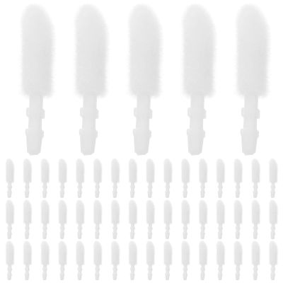 300Pcs Lip Brush Replacement Head Lip Gloss Lipstick Wands Makeup Eyebrow Replacement Tips for Home