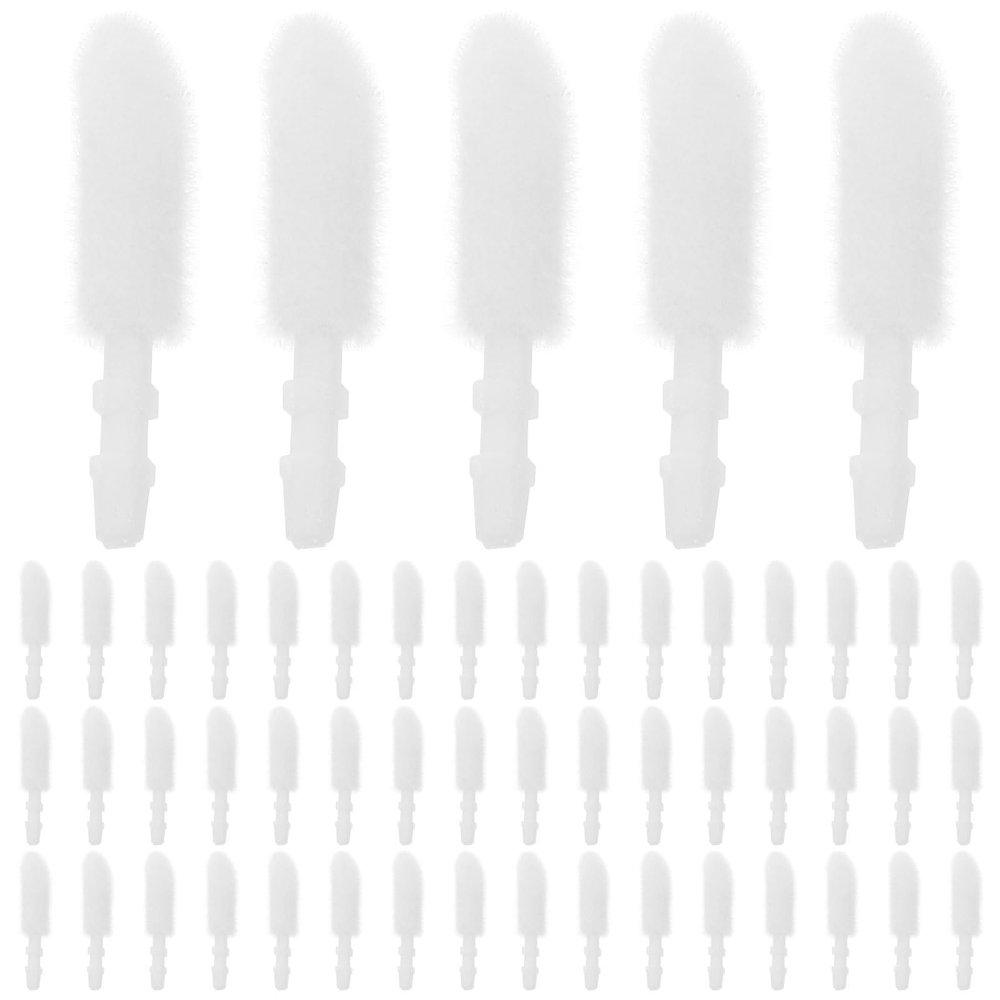 300Pcs Lip Brush Replacement Head Lip Gloss Lipstick Wands Makeup Eyebrow Replacement Tips for Home