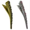 Set of 2 JCGY Alligator Strong Metal Hair Clips Long Duckbill Clips Beakclips for Hair Upstyling for Women Girls NM110-2gJetnfuchsia view 2