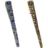 Set of 2 JCGY Alligator Strong Metal Hair Clips Long Duckbill Clips Beakclips for Hair Upstyling for Women Girls NM110-2nSapGpur view 1
