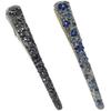 Set of 2 JCGY Alligator Strong Metal Hair Clips Long Duckbill Clips Beakclips for Hair Upstyling for Women Girls NM110-2nJetnSap view 1