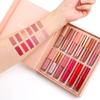 12 Colors Matte & Glossy Liquid Lipstick Set  Book Style Gift Kit for Women & Girls  Long Lasting Waterproof Lip Gloss with Nude, Pink, Red Shades, Non-Sticky, Transfer-Proof Lip Stain (Set A) view 2
