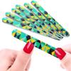 12 Pc Nail Art Sanding Files Manicure Buffer Emery Boards Double Sided Fine Grit view 2