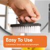Superio Nail Brush for Cleaning Fingernails, Toe & Foot - All-Purpose Stiff Scrub Brush for Home, Kitchen, Work - Black view 4
