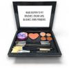 Z Palette Extra Large Deep Black Empty Magnetic Makeup Palette with Clear Window view 3
