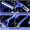200 Pieces Disposable Razor Bulk for Men Individually Wrapped Twin Blades Shaving Razor for Shaving Safety Hotel Guest House Travel Home Use Portable, Blue view 3
