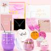 Birthday Gifts for Women-Best Relaxing Spa Gift Box Basket for Wife Mom Sister Girlfriend Daughter Best Friend Mother-Happy Birthday Gifts for Women (Purple) view 1