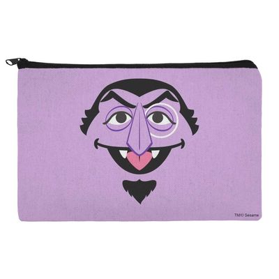 GRAPHICS & MORE Sesame Street Count Face Accessories Pencil Pen Bag Organizer Pouch