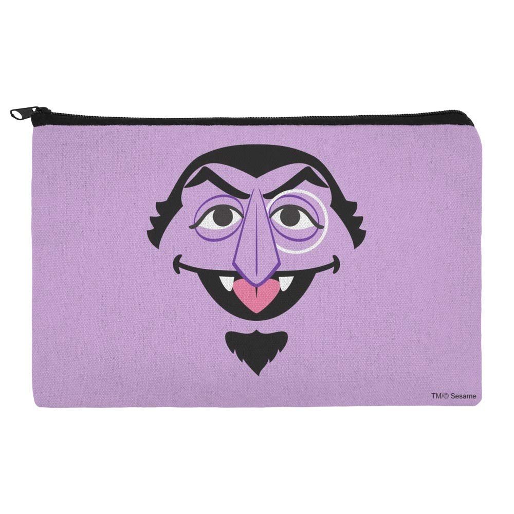 GRAPHICS & MORE Sesame Street Count Face Accessories Pencil Pen Bag Organizer Pouch