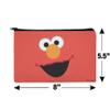 GRAPHICS & MORE Sesame Street Elmo Face Accessories Pencil Pen Bag Organizer Pouch view 4