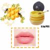 2PCS Bee Lip Balm Honey Pot, Honey & Strawberry Propolis Moisturizing, Hydrating & Prevention Dry and Cracked Lip Scrubs Exfoliator (B) view 3