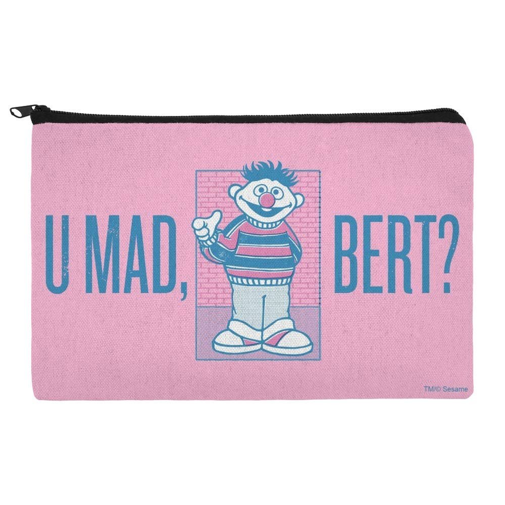 GRAPHICS & MORE Sesame Street Ernie U Mad, Bert? Accessories Pencil Pen Bag Organizer Pouch
