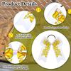 10 Pcs Softball Hair Bows Double Layers Softball Hair Bows with White Ribbon Softball Gifts for Girls Softball Accessories for Cheer Softball Ponytail Holder Scrunchies for Girl Women view 4
