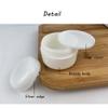20ml Mini White PP Cream Jars Container Silver Edge with Screw Lid and PP Liner Refillable Plastic Cosmetic Sample Jar Pots (30Pcs) view 2