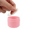 50ml Pink PP Facial Care Cream Bottle Portable Refillable Leakproof Lip Balm Lotion Cream Cosmetic Storage Container Tins (20Pcs) view 3