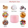 50ml Pink PP Facial Care Cream Bottle Portable Refillable Leakproof Lip Balm Lotion Cream Cosmetic Storage Container Tins (20Pcs) view 4