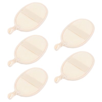 5pcs Loofah Body Wash Exfoliating Washcloths Body Washing Scrubbers Back Scrubber Towels Back Shower Towels Home Bathing Towels Bath Cleaning Towels Loofah Bathing Tools