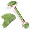 BAIMEI IcyMe Jade Face Roller & Gua Sha, Facial Beauty Skin Care Tools, Self Care Gift for Men Women, Massager for Face, Eyes, Neck, Relieve Fine Lines and Wrinkles - Green view 1