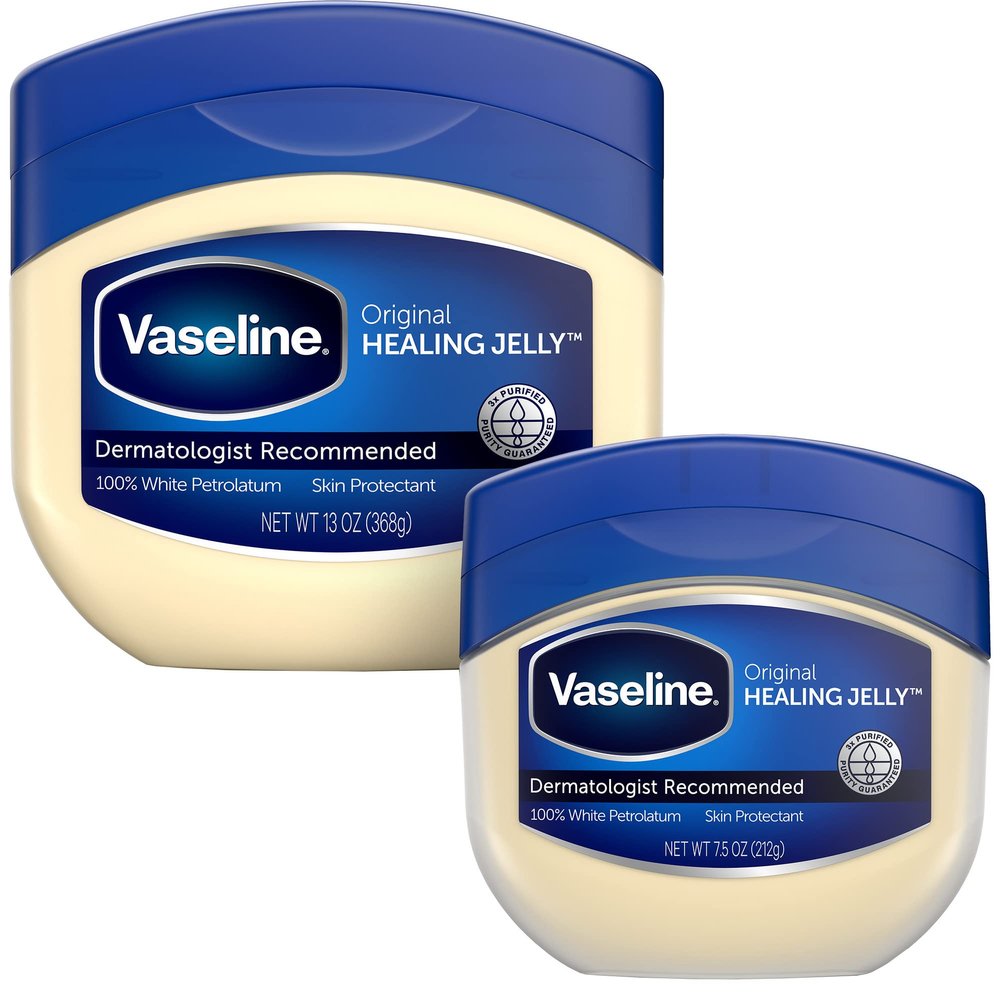 Vaseline Original Healing Jelly, 2-Size Variety Bundle  #1 Dermatologist Recommended Skin Protectant, Healing Ointment for Beauty & Personal Care