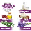 Legend's Creek Farm, Goat Milk Body Butter - Hydrating Natural Body Moisturizer with Organic Shea Butter & Grape Seed Oil - 8 Oz Purifying & Toning Whipped Body Butter (Rosemary & Lavender) view 4