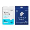AVARELLE Triple Patch Kits Hydrocolloid Acne Patches, Acne Spot Treatment for Blemishes and Zit with Tea Tree Oil, Calendula Oil and Cica Oil for Face, Vegan, Cruelty Free(40 CT + Support) view 1