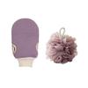 LEI789LL Exfoliating Washcloth Soft Exfoliating Loofah Back Strap Loofah Bath Towel Shower Massage Glove Exfoliator Glove Bath Ball Body Cleaning Exfoliating Towel (Color : A) view 3