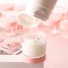 100 Count 20g Sample Containers with LidsRefillable Cosmetic Containers Small Plastic Jars Lip Scrub Container - Pink view 3