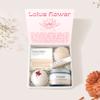 Dear Ava Spa Gifts for Women - Organic Self Care Luxury Anti Stress Relaxing Bath and Body Kit Set Basket Box for Her with Heartfelt Card - Be Like a Lotus Gifting Idea view 1