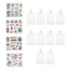 Beaupretty 1set Travel Lotion Dispensing Bag Labels Self-supporting Suction Nozzle for Easy Packing Lightweight Cosmetic Storage for Women for Travel Toiletries view 1