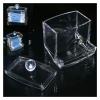 Acrylic Cotton Swabs Storage Holder Box Portable Transparent Makeup Cotton Jewelry Organizer Case (Color : 01) view 4