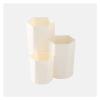3 Lattices Organizer Make Up Tools Pen Storage Makeup Nail Polish Cosmetic Holder Box (Color : Beige) view 1
