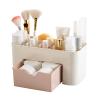 HANRUO Plastic Cosmetic Storage Box Drawer Organizer Drawer (Color : Pink, Lattice Quantity : 001) view 2