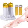 JoyGlow Roll On Depilation Kit, Double Depilatory Wax Cartridge Heater & Depilatory Paper, Legs Arms Back Hair Removal Starter Kit view 1