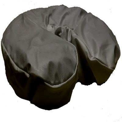 Therapists Choice Waterproof Face Cradle Cover, Re-Usable and Machine Washable, 4pcs per Package. (Black)