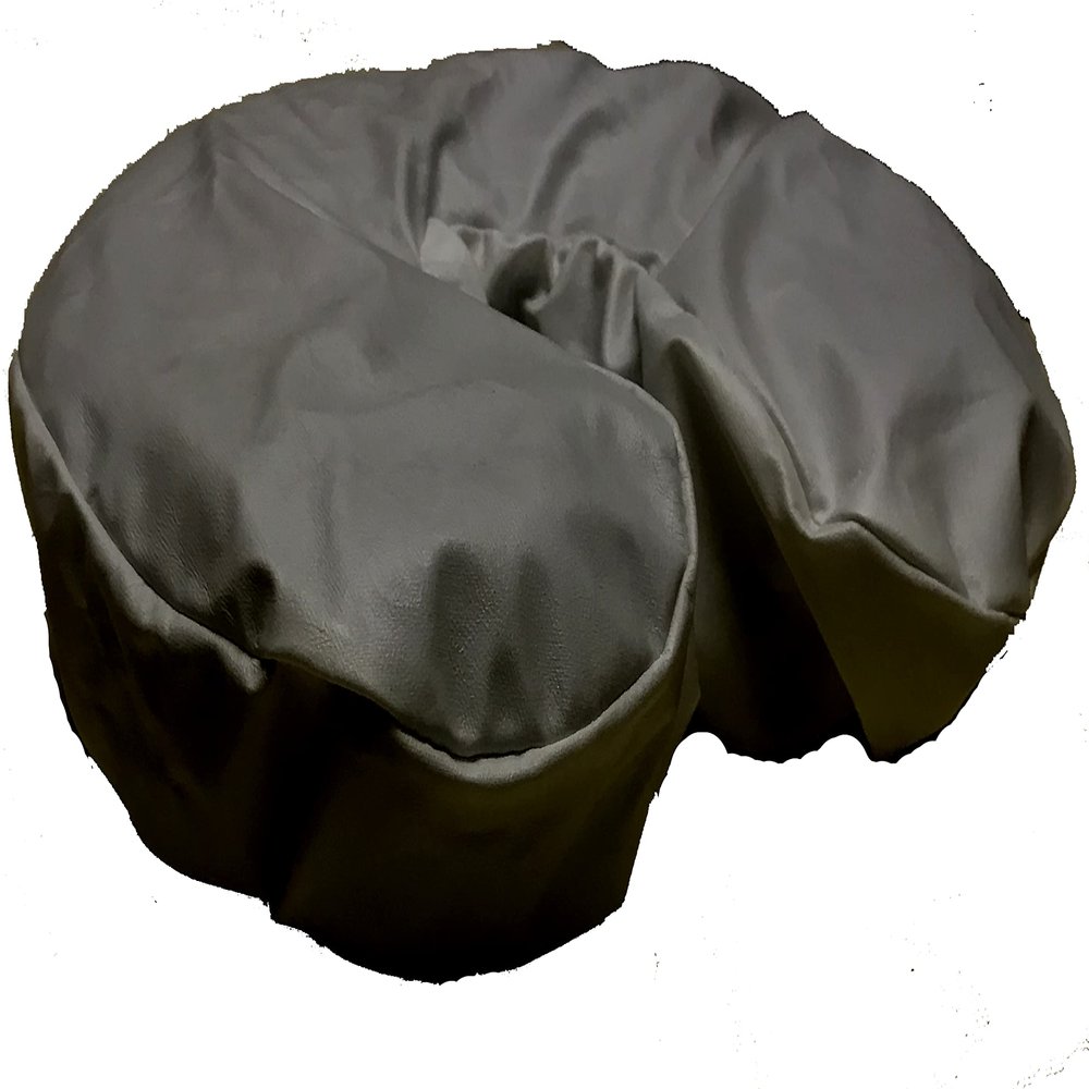 Therapists Choice Waterproof Face Cradle Cover, Re-Usable and Machine Washable, 4pcs per Package. (Black)