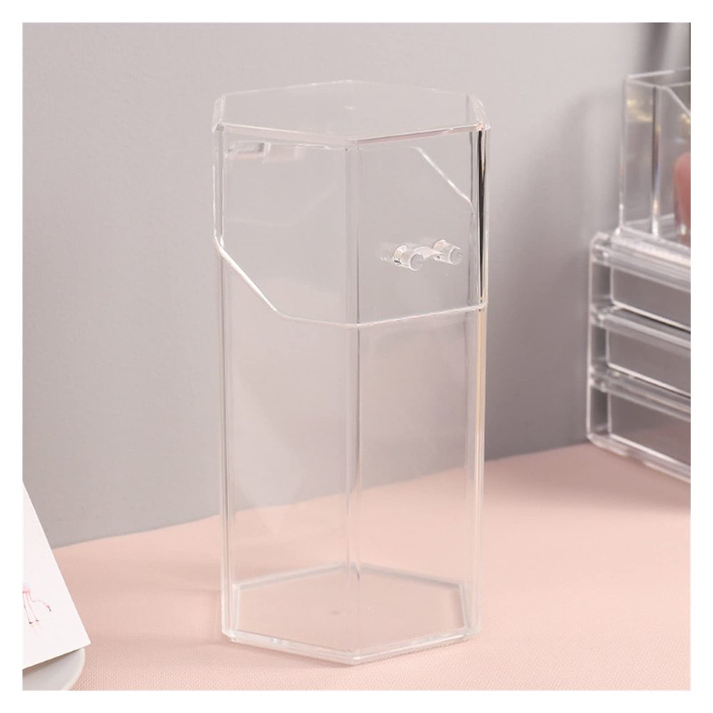 Acrylic Makeup Brush Holder Makeup Organizer Cosmetic Holder Lipstick Pencil Storage Container (Color : 002)