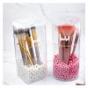 Acrylic Makeup Brush Holder Makeup Organizer Cosmetic Holder Lipstick Pencil Storage Container (Color : 002) view 4