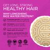VIORI Terrace Garden Shampoo and Conditioner Bar Set and Bamboo Holder- Made with Rice Water for Hair Growth - Handcrafted Sulfate Free Shampoo and Conditioner view 2