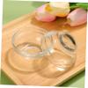 Cabilock Glass Facial Mud Bowl Set, 10PCS Beauty Mixing Bowls DIY Stirring Bowls Transparent Cosmetic Beauty Tool for Home Salon Spa Face Skin Applicator Bowl view 3