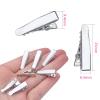 100pcs Alligator Duckbill Hair Clips Metal Single Prong Hair Clip Hairpins Teeth Bows Professional Sectioning Clips DIY Hair Accessories for Women Styling, Silver view 3